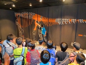3階恐竜化石展示室